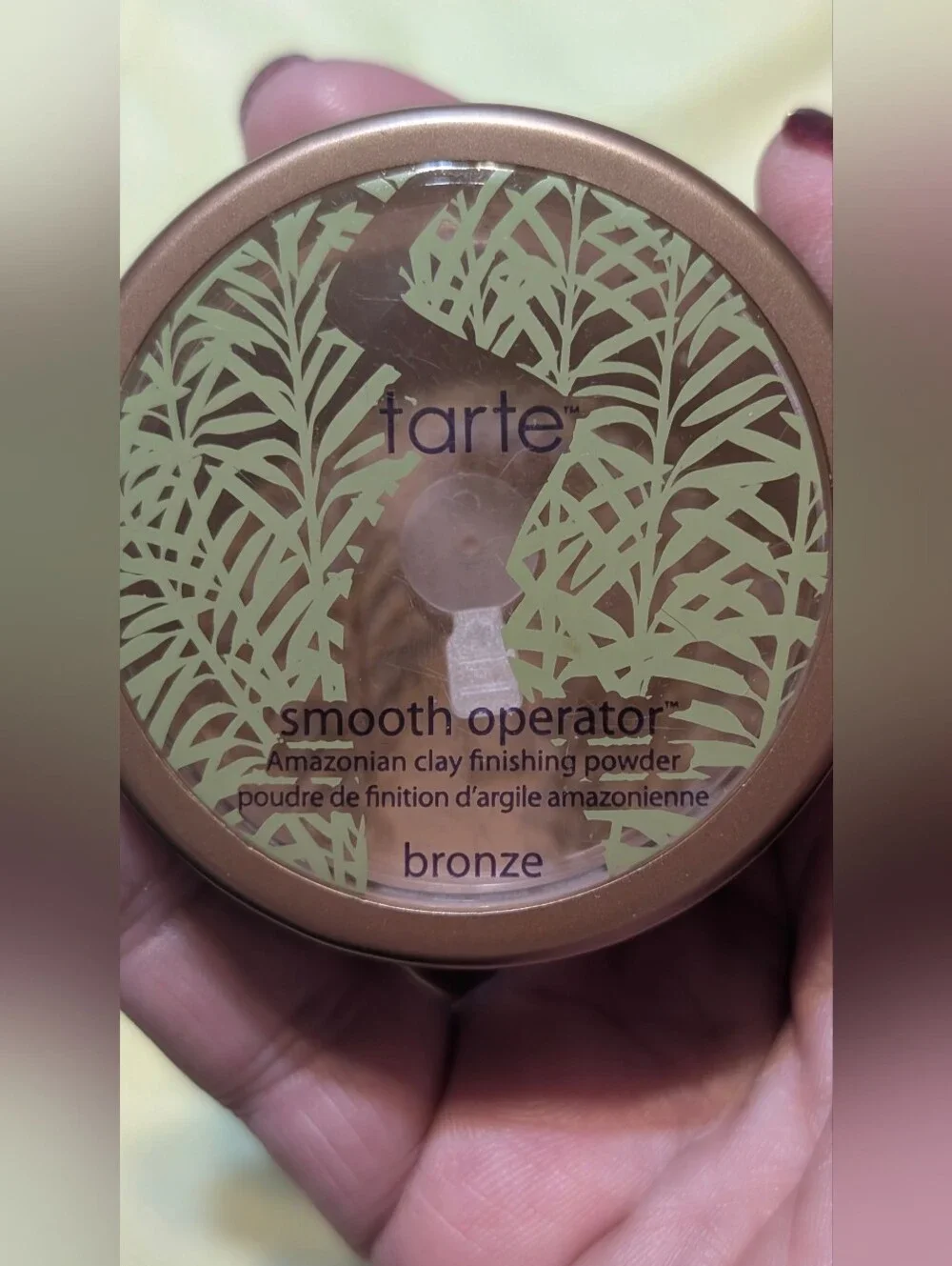 Tarte Smooth Operator Finishing Powder - Bronze Color NWOB